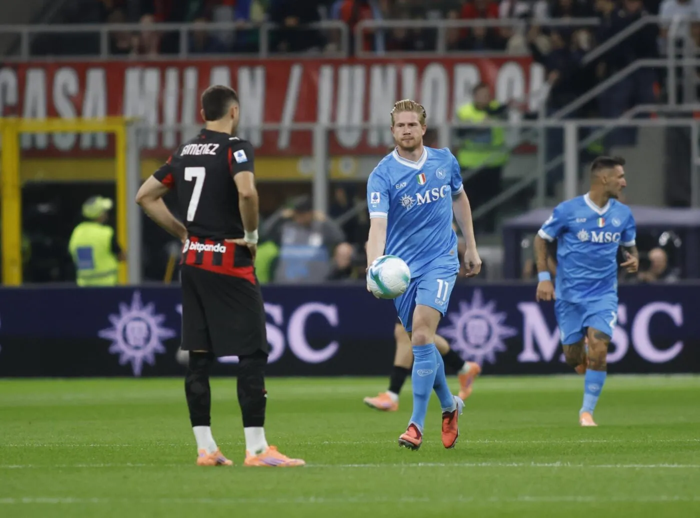 Antonio Conte répond après la frustration de Kevin De Bruyne à sa sortie