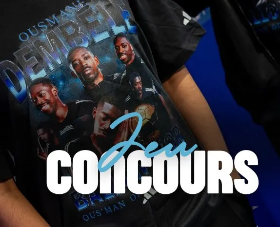 Concours : tente de gagner le tee-shirt adidas d&rsquo;Ousmane Dembélé