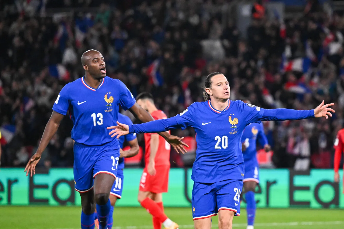 Les compositions d’Islande-France, avec la première titularisation de Jean-Philippe Mateta