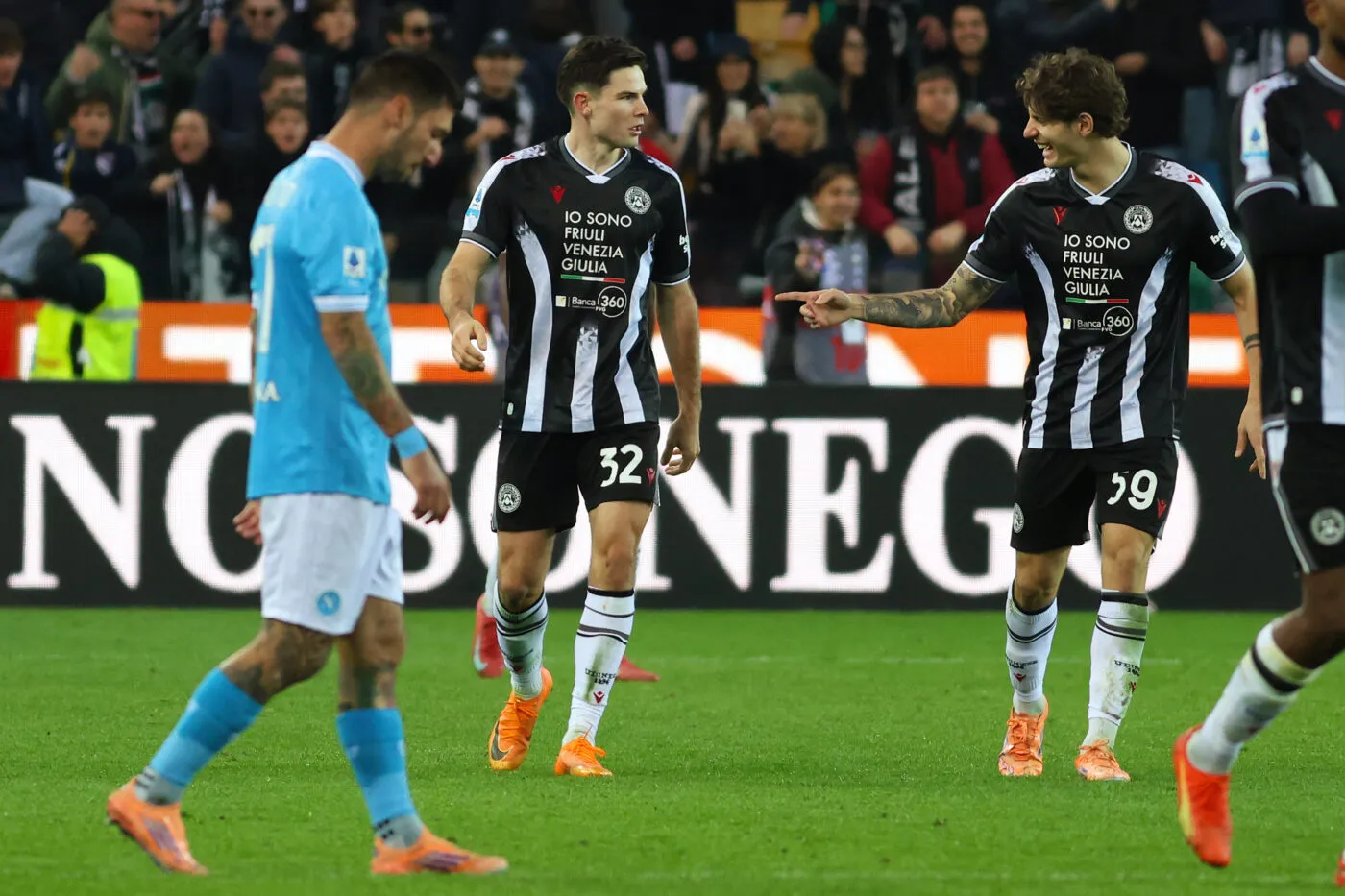 Naples perd la tête à Udine