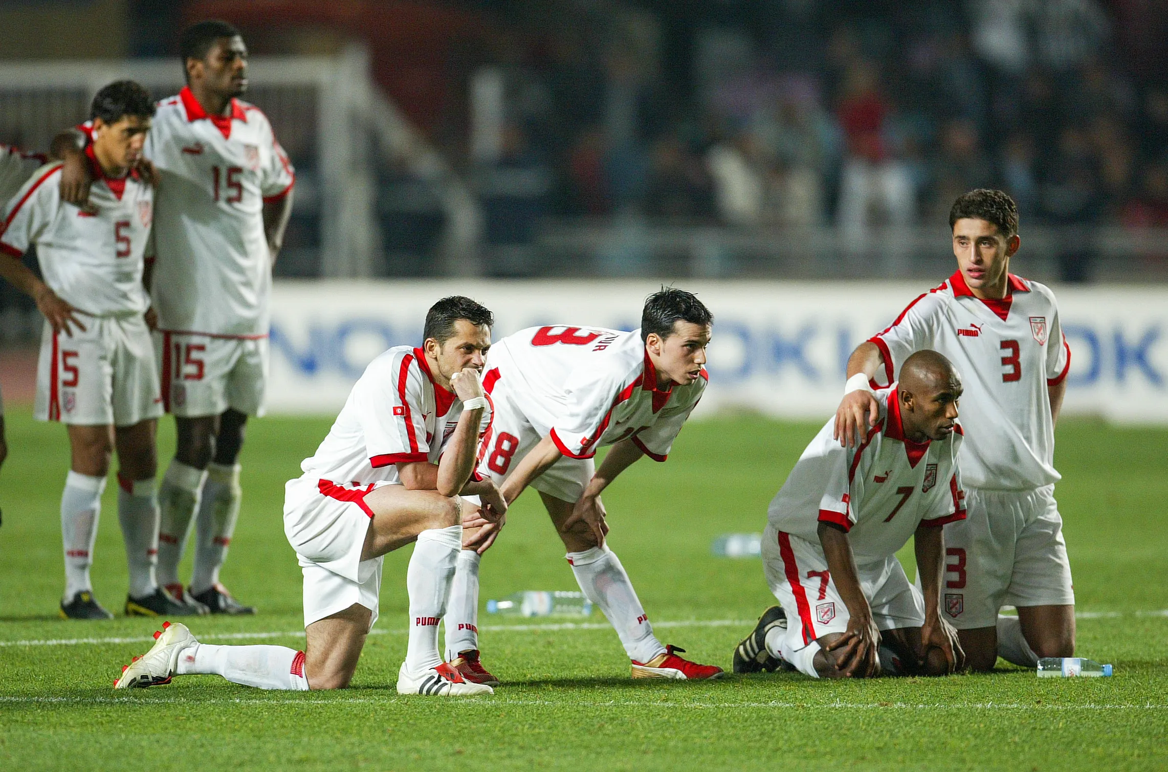 Francileudo Silva Dos Santos, Slim BenAchour, Imed Mhedhebi and Karim Hagui.