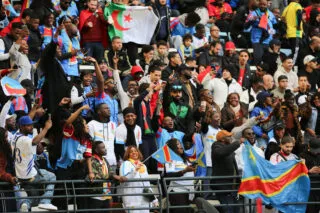 Ce supporter de la RD Congo reste immobile pendant 90 minutes