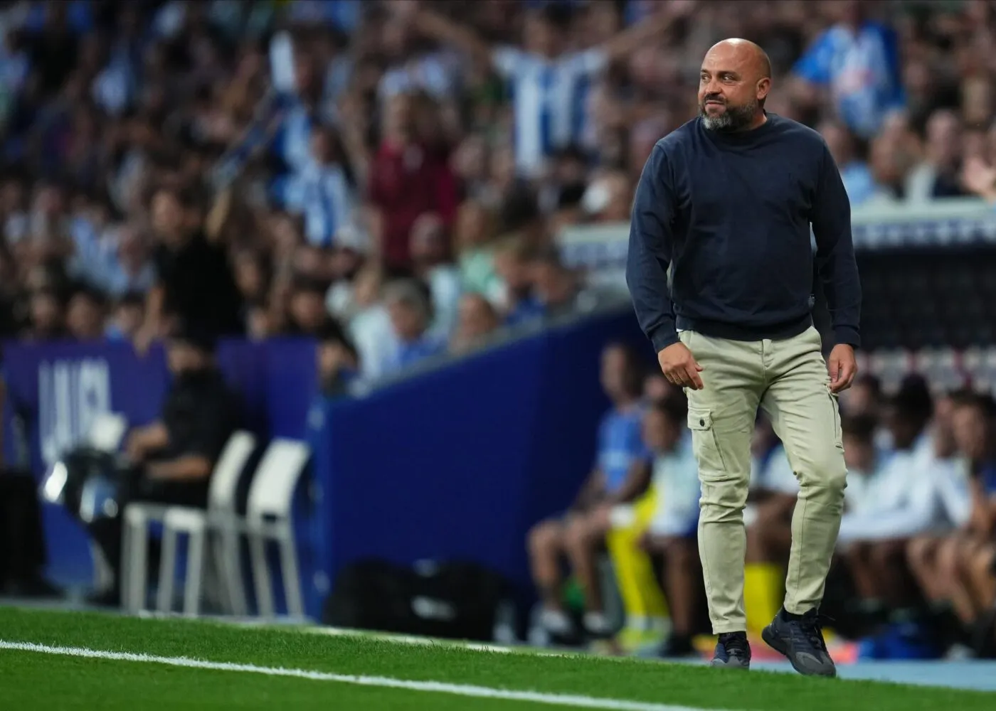 L&rsquo;entraîneur de l&rsquo;Espanyol Manolo González prévient les supporters du Barça avant le derby