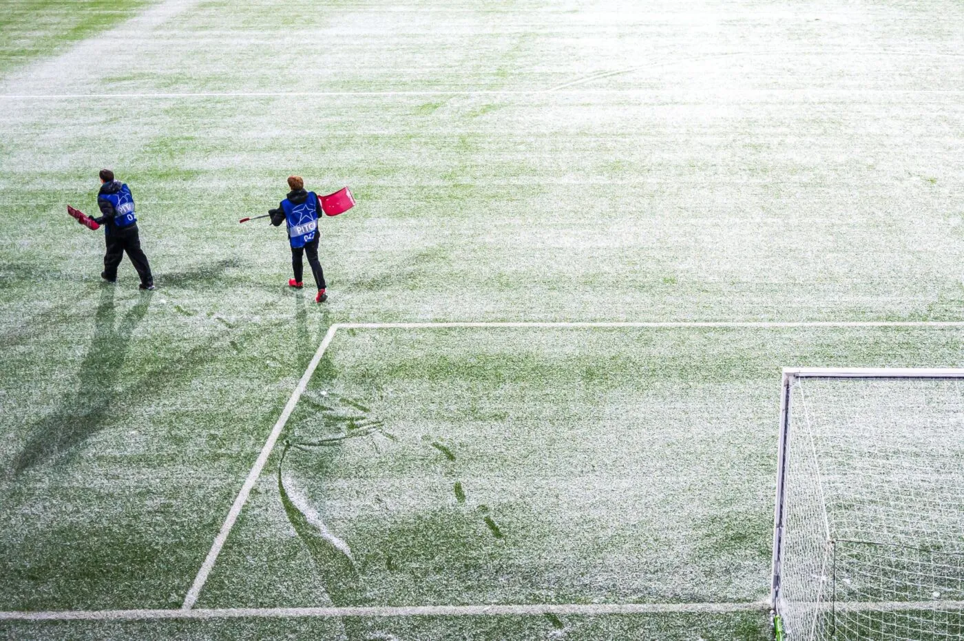 Tu sais que tu joues au football en hiver quand…