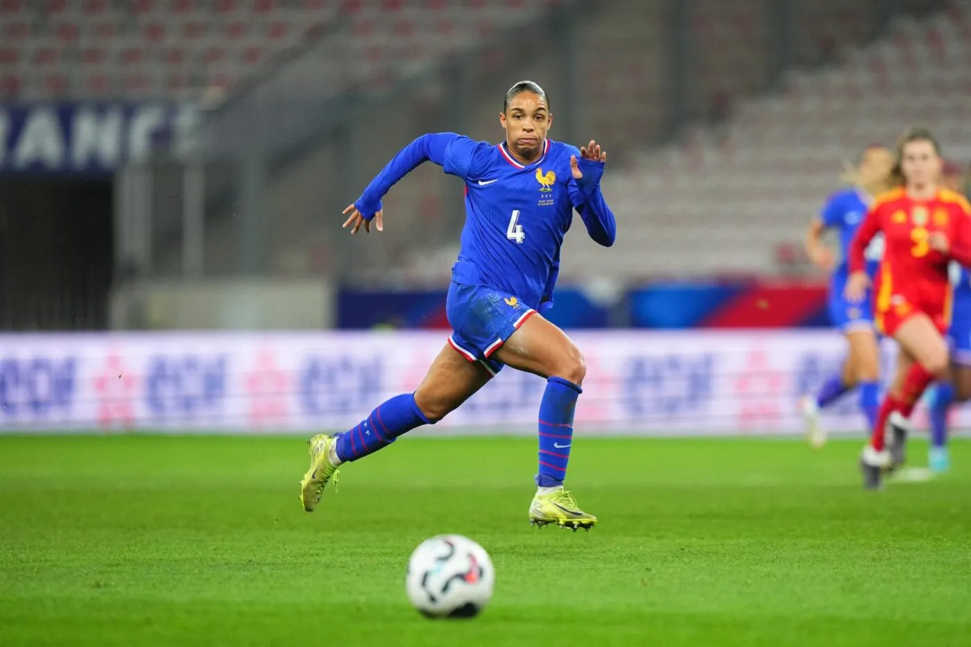 La liste des Bleues avec une novice