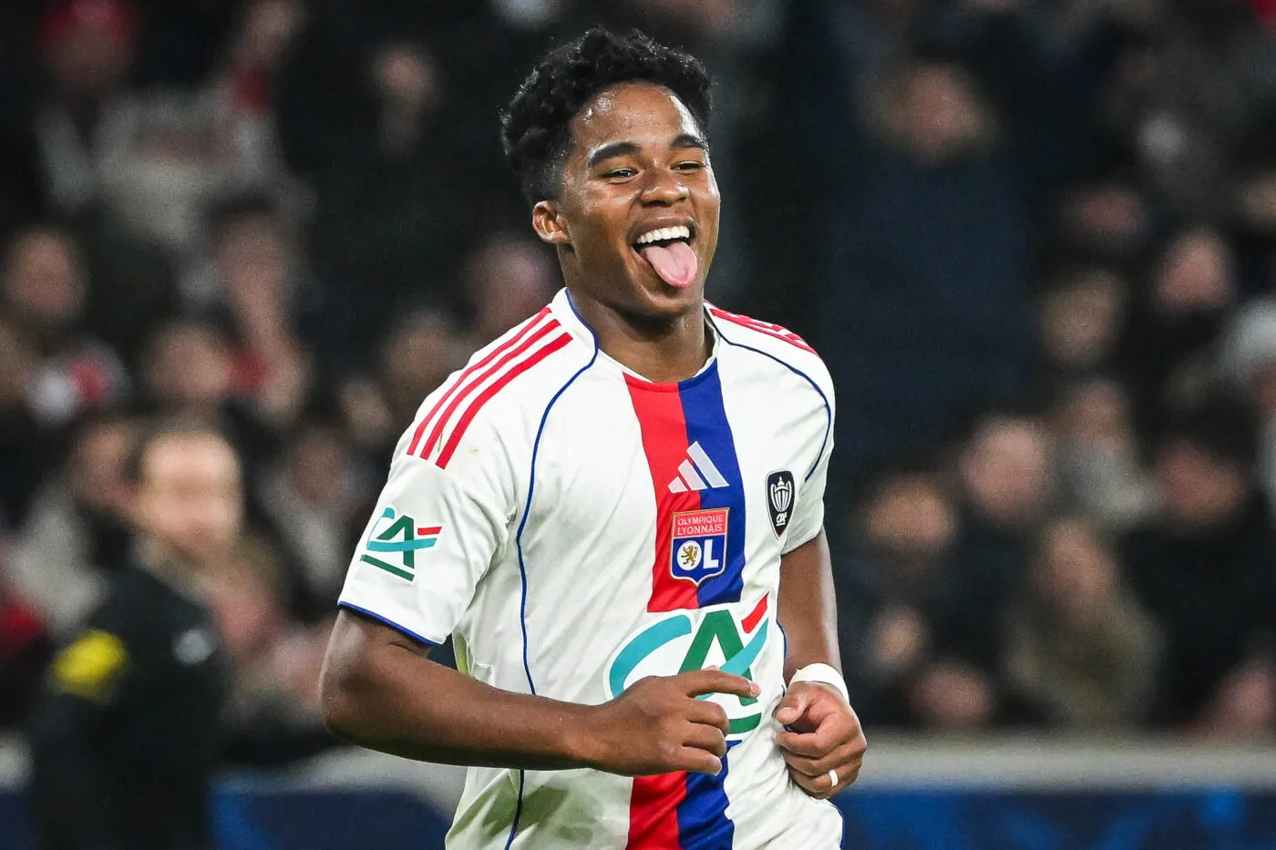 Endrick déjà comme chez lui à l’OL après son premier but à Lille