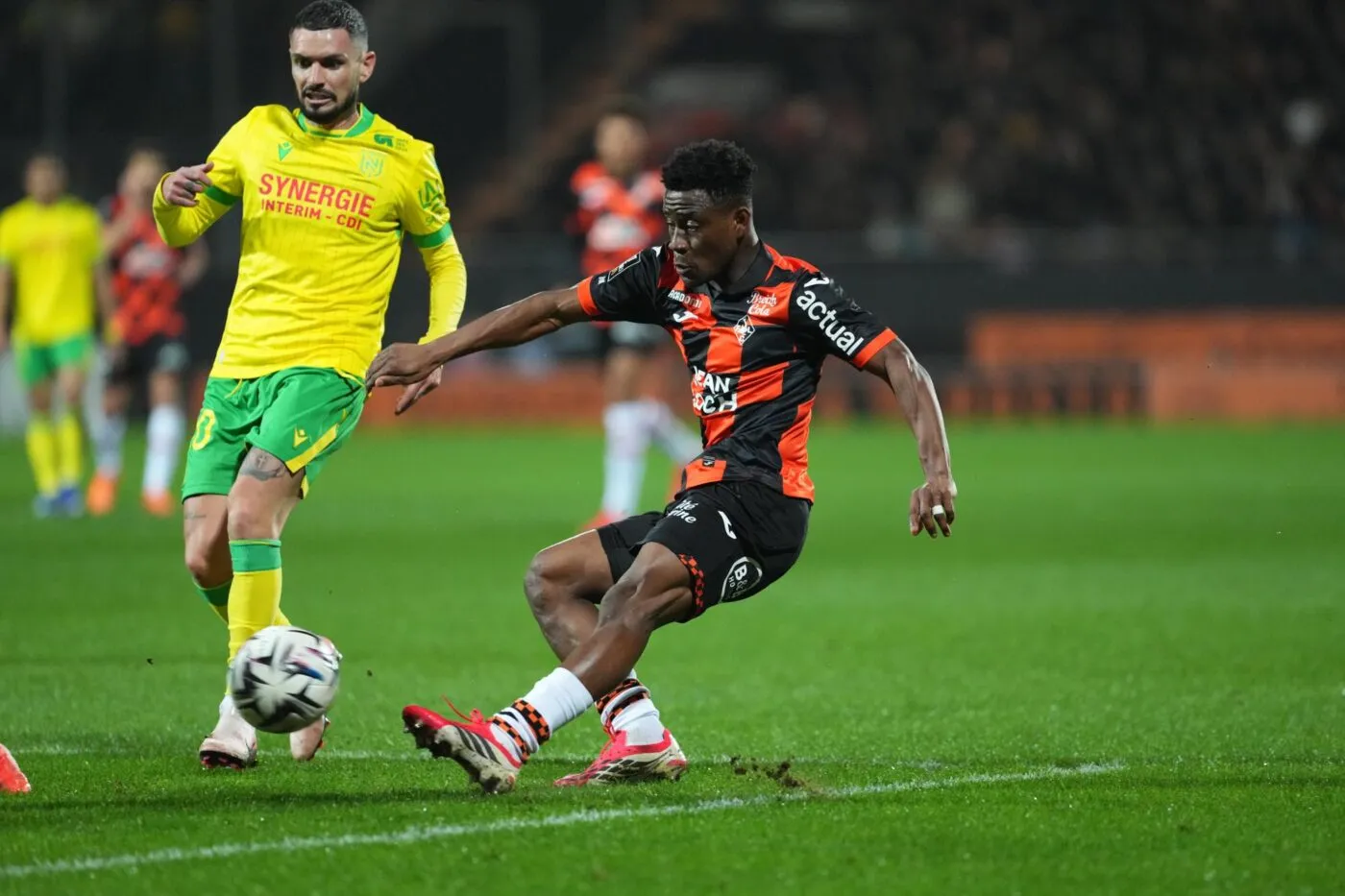 Un bijou d’Arsène Kouassi permet à Lorient d’enfoncer Nantes