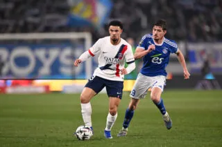 Réduit à dix, le PSG s’impose à Strasbourg