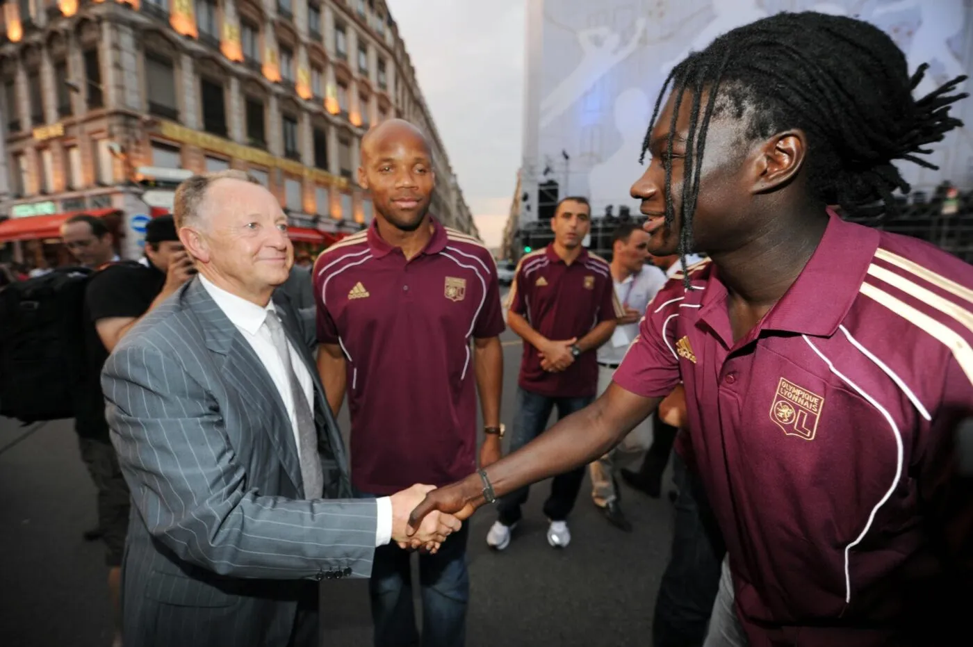 Bafé Gomis au soutien de Jean-Michel Aulas pour les municipales
