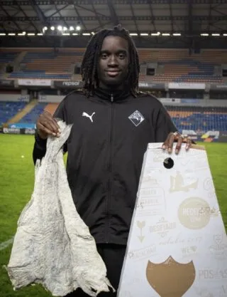 Une morue séchée comme trophée d'homme du match au Portugal