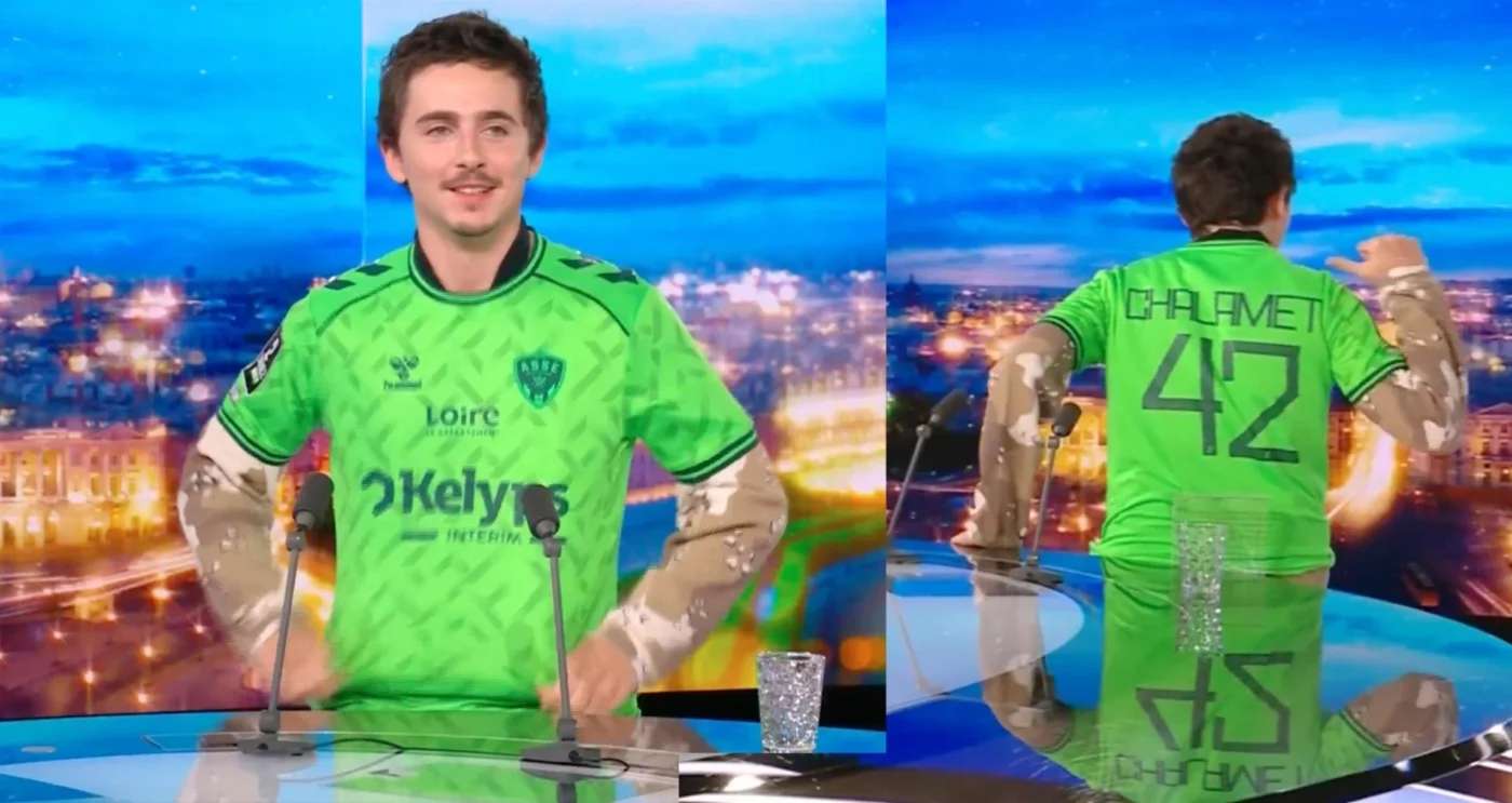 Timothée Chalamet et les Verts cassent Internet au JT de TF1