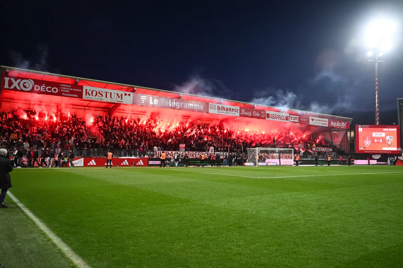 Les ultras de Brest sanctionnés contre l’OM