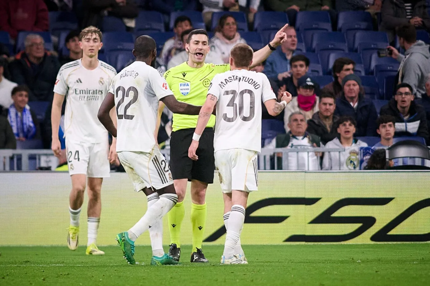 Les mots de Mastantuono envers l'arbitre de Getafe-Real étaient tout sauf tendres