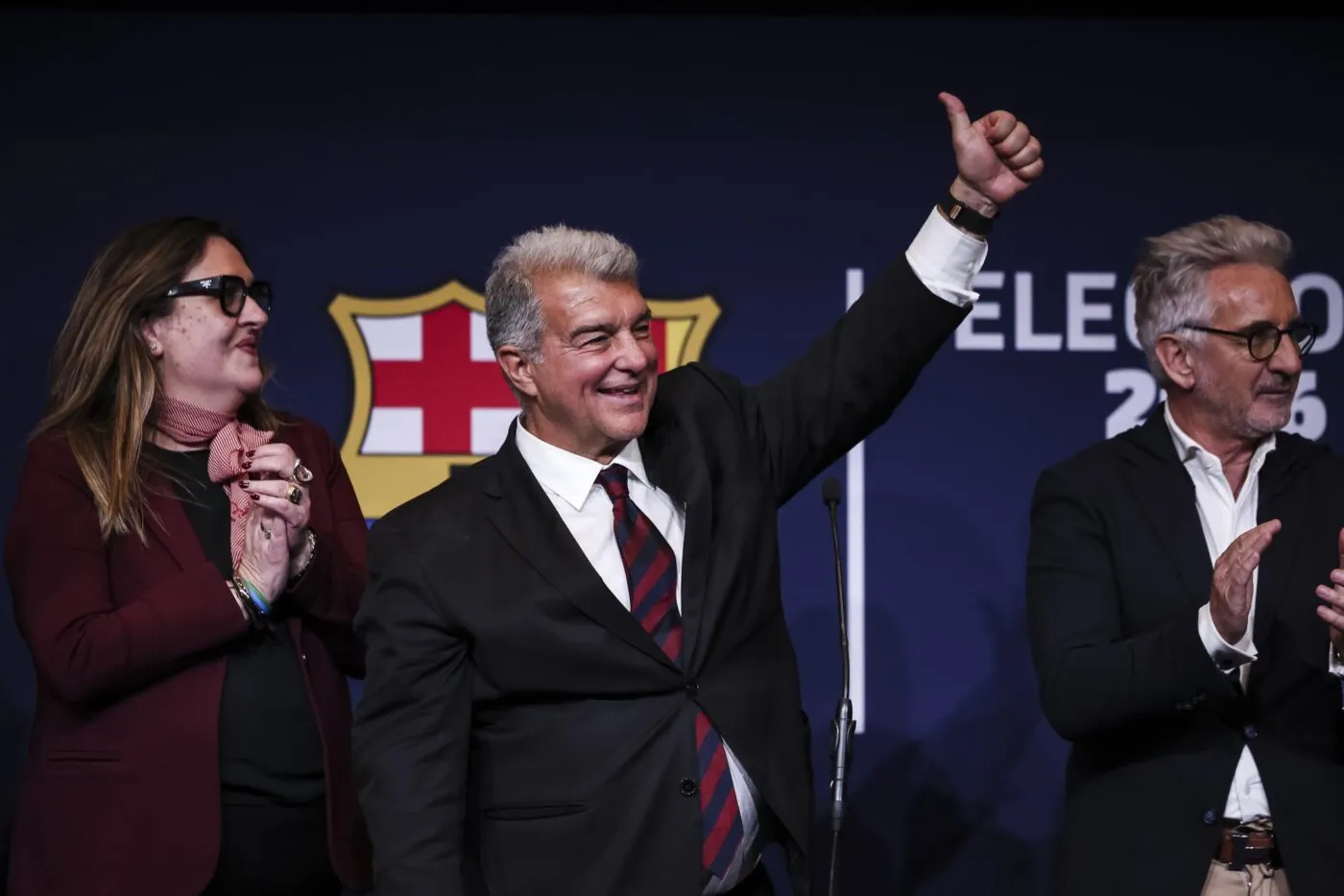 Après sa victoire électorale, Joan Laporta bombe le torse et joue l’ouverture