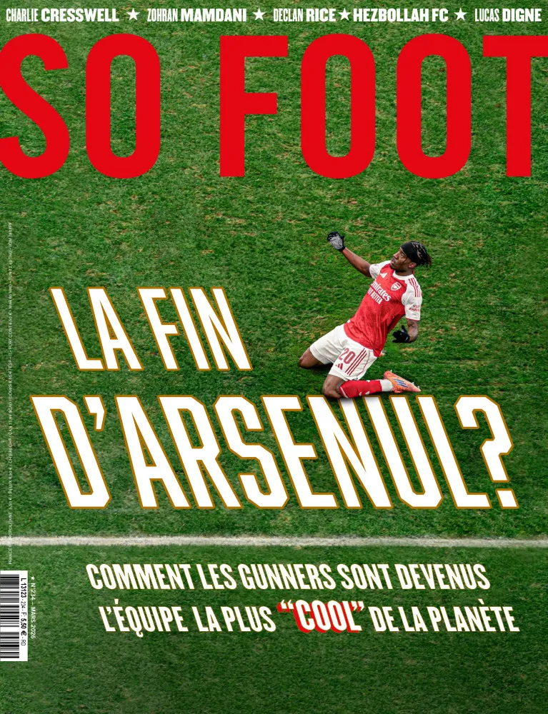 Reçois le nouveau So Foot numéro 234 sur Arsenal et sa hype actuelle chez toi sans frais d&rsquo;envoi