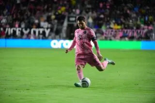 Le coup franc chanceux de Lionel Messi avec l'Inter Miami