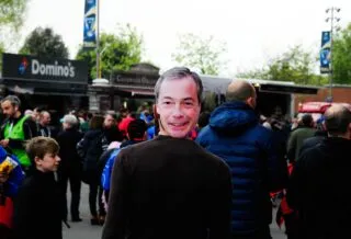 Mais que foutait Nigel Farage au stade d’Ipswich ?