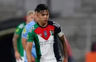 Un maillot inspiré du drapeau palestinien... au Chili