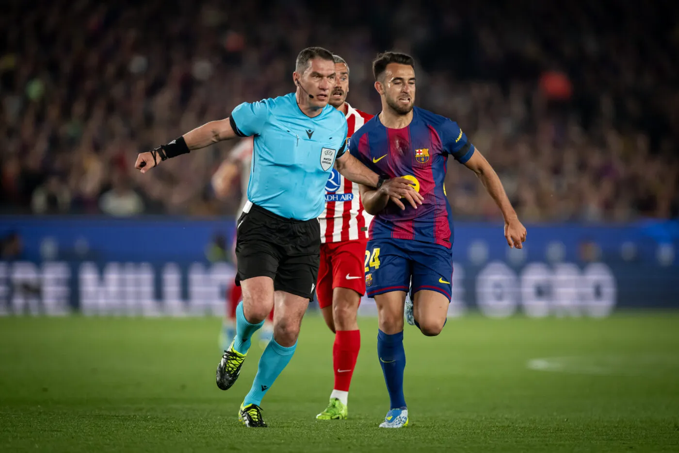 Le Barça se plaint de l'arbitrage et porte plainte auprès de l’UEFA