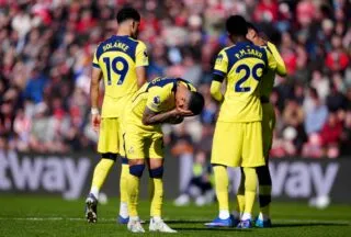 Tottenham goûte pour la première fois à la zone rouge