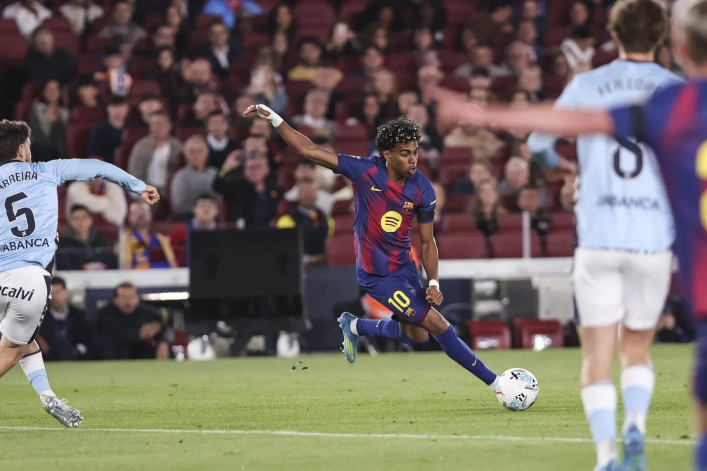 Liga : le Barça se rapproche encore du titre, mais perd Lamine Yamal