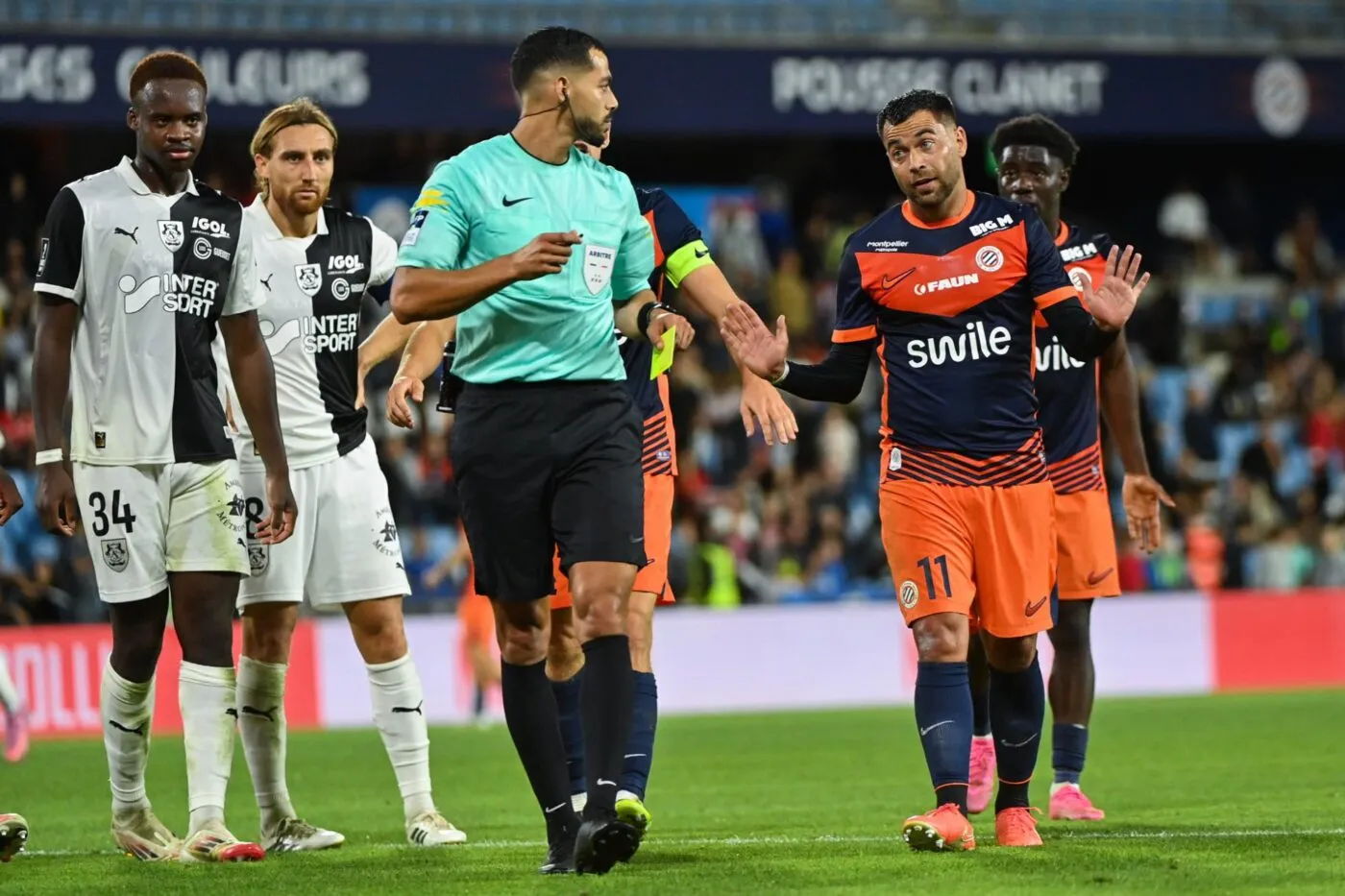 Le match entre Amiens et Montpellier interrompu