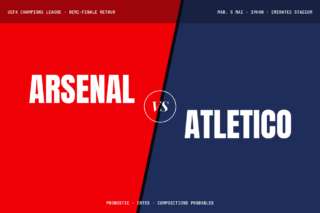 Pronostic Arsenal Atlético de Madrid : Analyse, cotes et prono du match de Ligue des champions