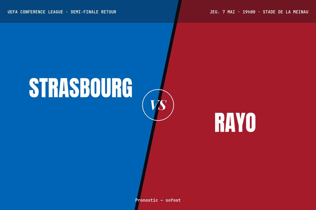 Pronostic Strasbourg Rayo Vallecano : analyse et prono [Ligue Conférence]