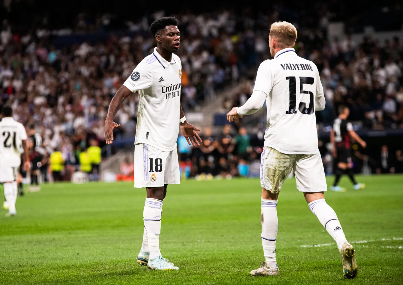 Une bagarre Tchouaméni-Valverde au Real Madrid