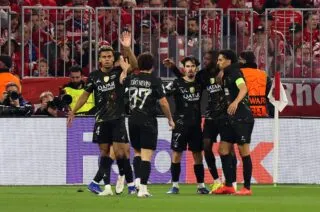 Deux buts d'avance pour le PSG à la mi-temps