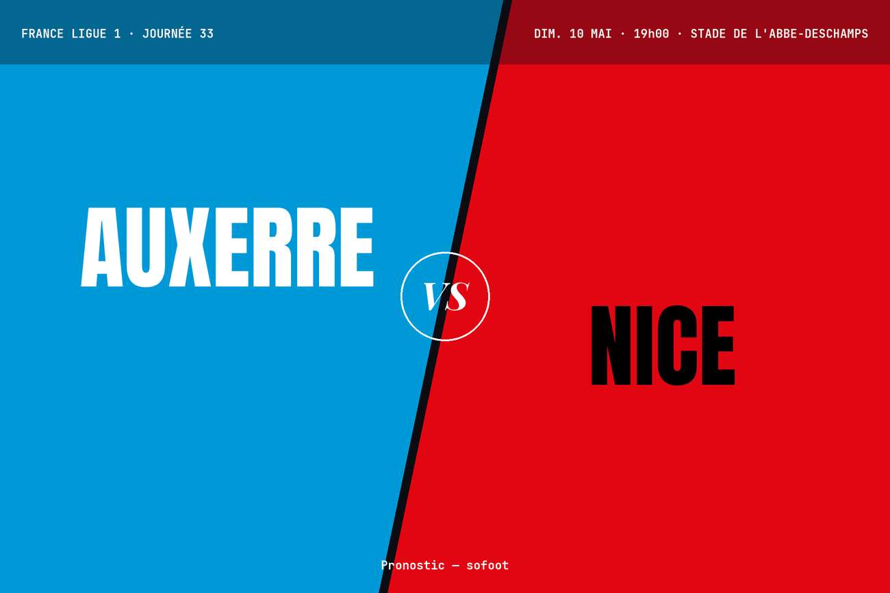 Pronostic Auxerre Nice : analyse, cotes et prono [Ligue 1]