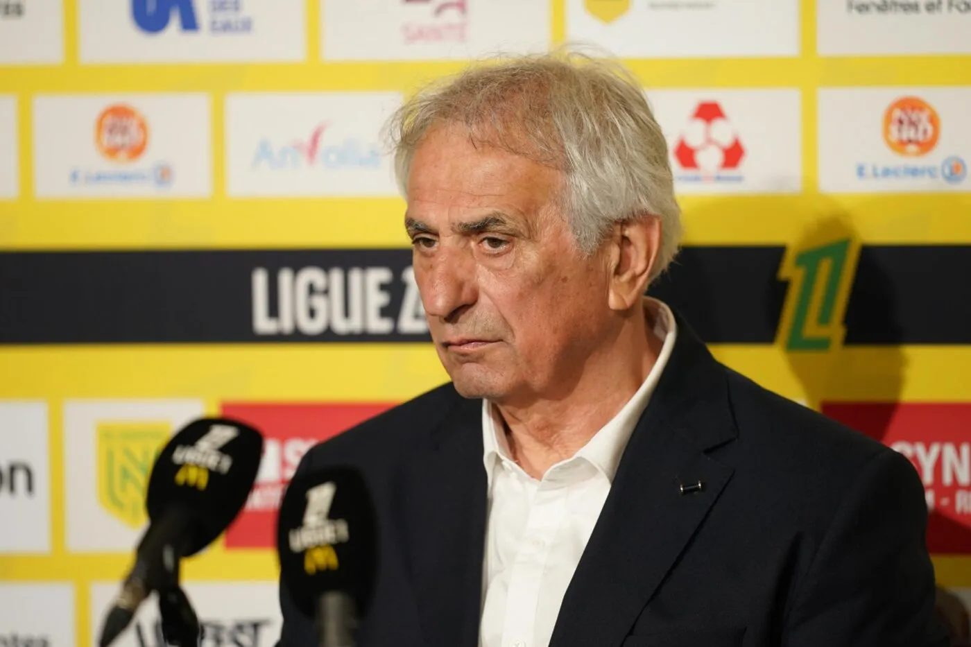 Le désarroi de Vahid Halilhodžić après la relégation du FC Nantes