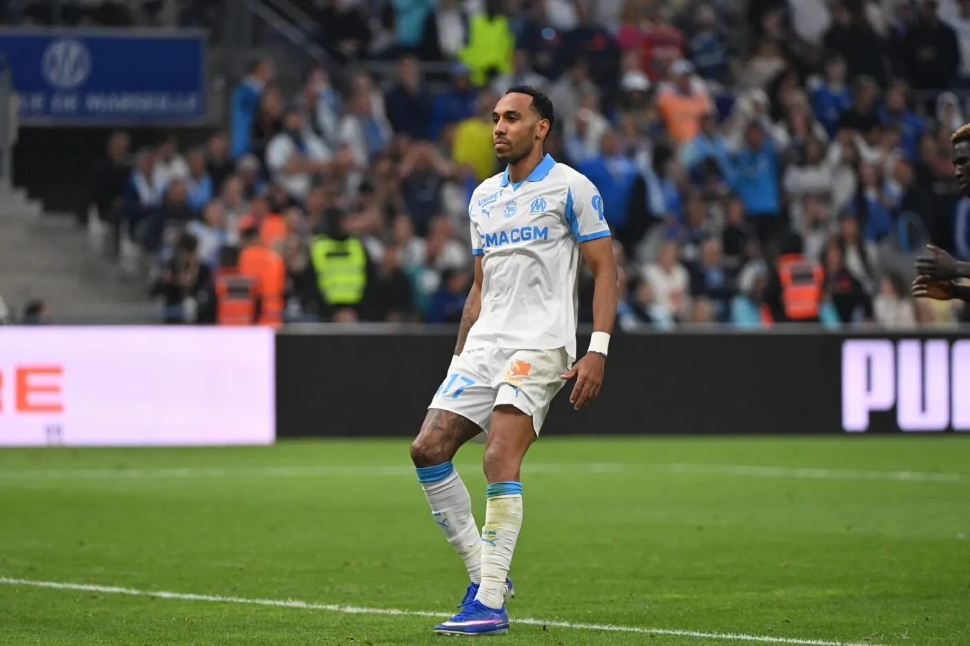 Aubameyang puni par l'OM pour le match au Havre