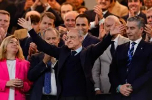 Une banderole anti-Florentino Pérez retirée par le service de sécurité