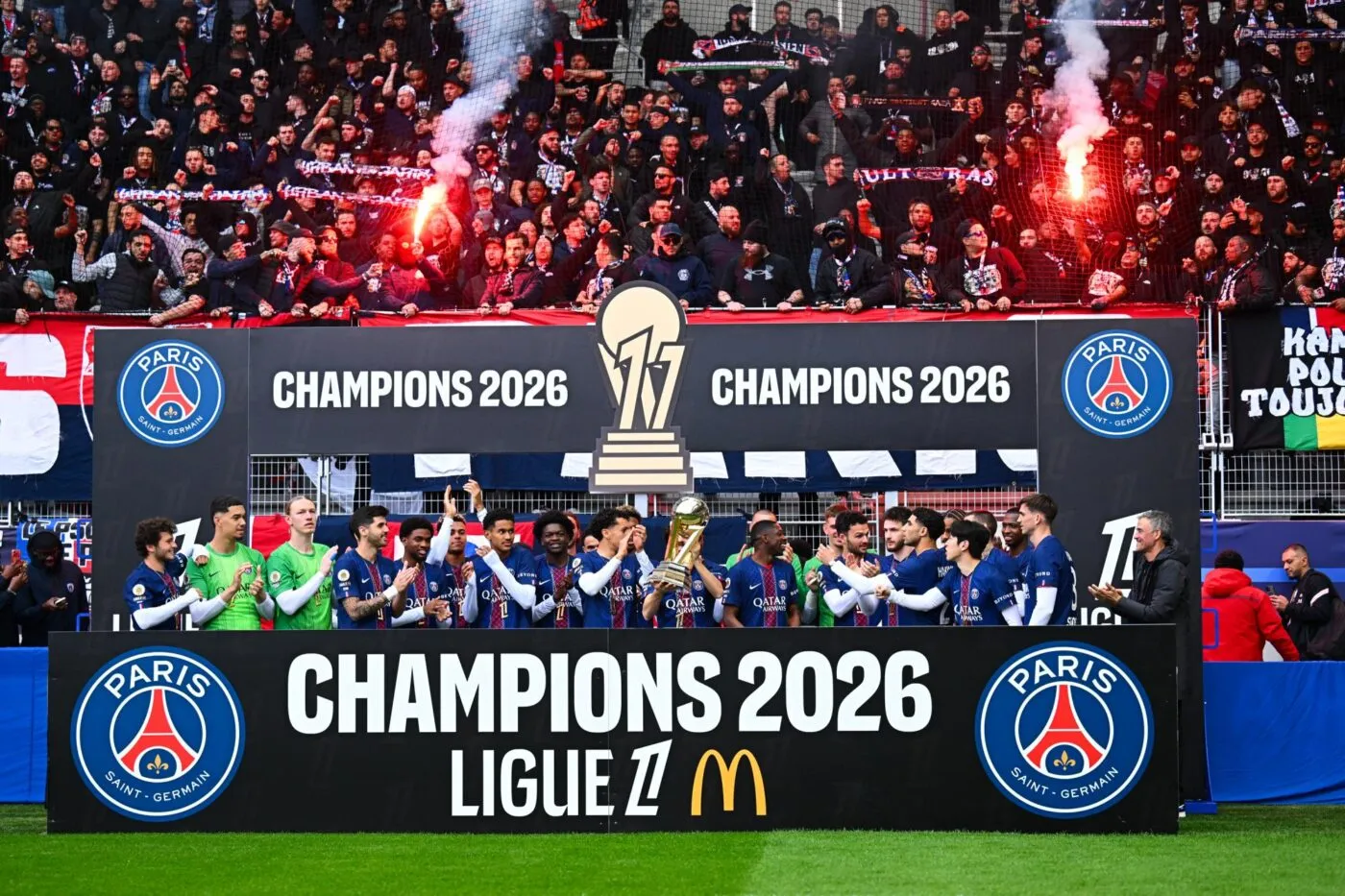 Le PSG a bien récupéré son trophée à Jean-Bouin