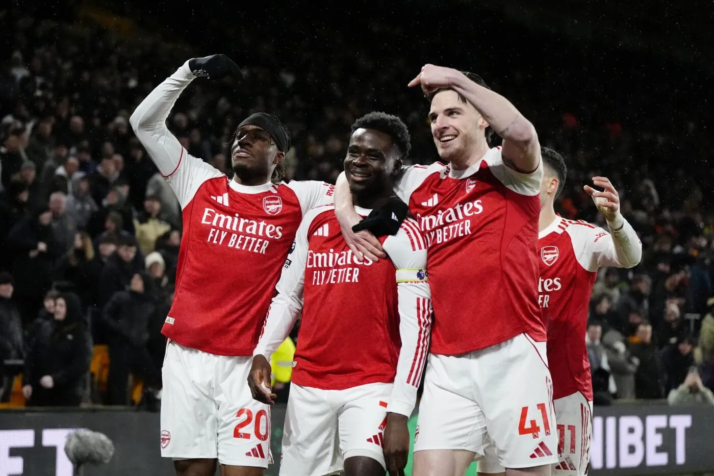 L’explosion de joie des joueurs d’Arsenal après le nul de Manchester City