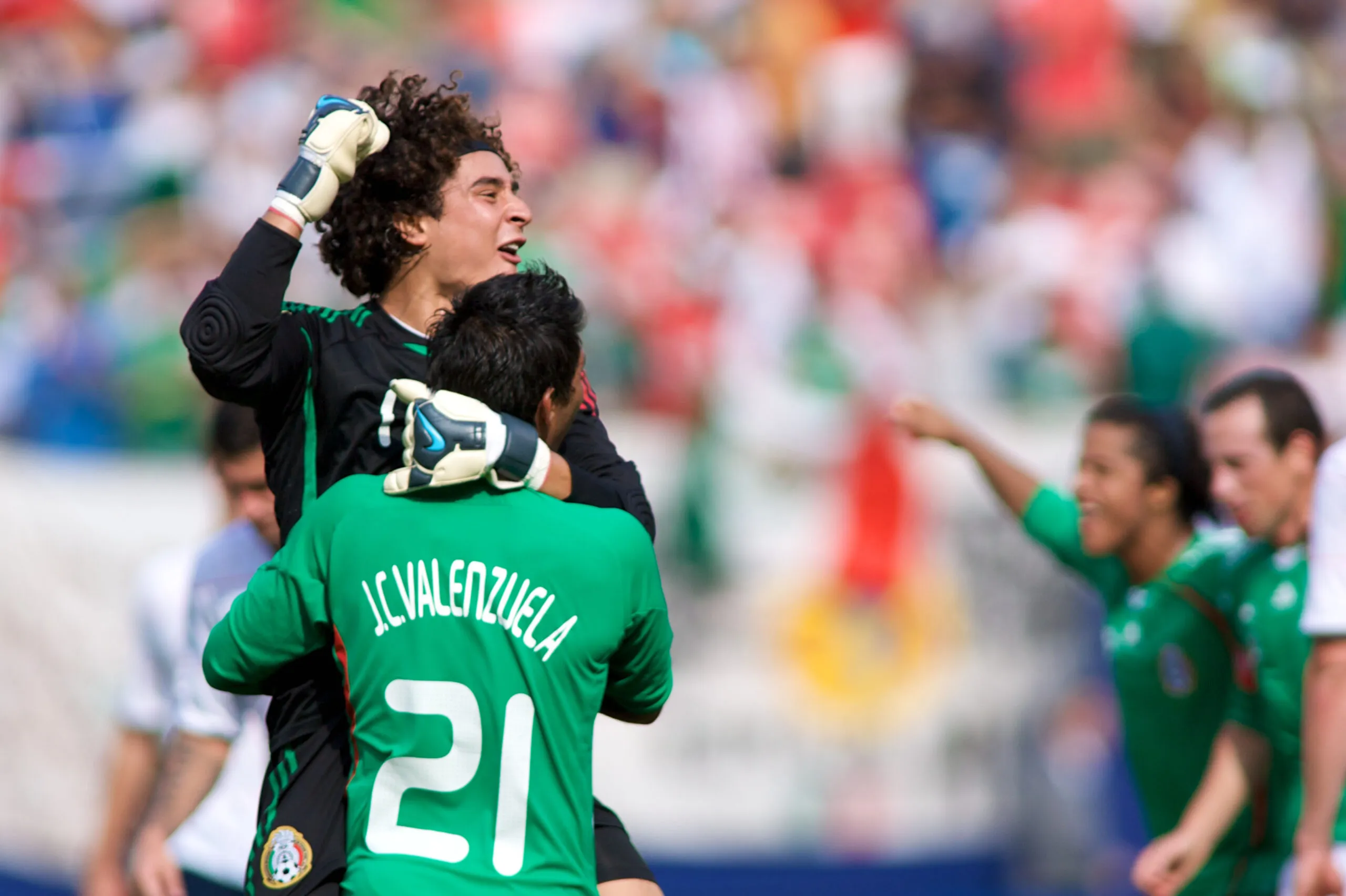 Ochoa a déjà gagné un titre international sur le sol étasunien, la preuve ici avec la Gold Cup 2009.