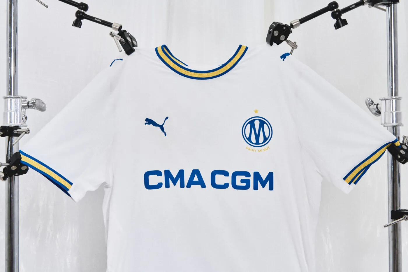Une nouvelle couleur sur le nouveau maillot de l&rsquo;OM