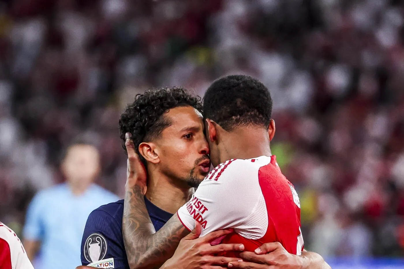 Ce qu’a dit Marquinhos à Gabriel après son tir au but raté face au PSG