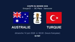 Sur quelle chaîne regarder le match Australie - Turquie ?