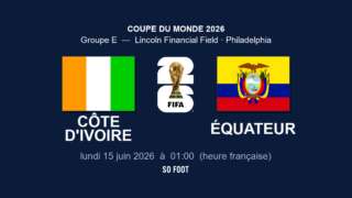 Sur quelle chaîne regarder le match Côte d'Ivoire - Équateur ?