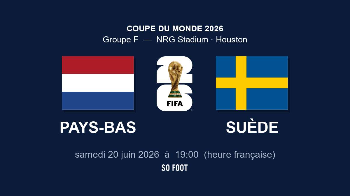 Sur quelle chaîne regarder le match Pays-Bas – Suède ?