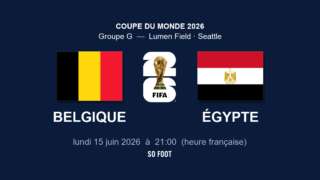 Sur quelle chaîne regarder le match Belgique - Égypte ?