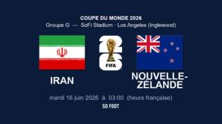 Sur quelle chaîne regarder le match Iran - Nouvelle-Zélande ?