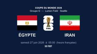 Sur quelle chaîne regarder le match Égypte - Iran ?