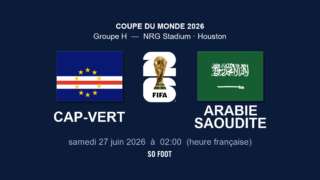 Sur quelle chaîne regarder le match Cap-Vert - Arabie Saoudite ?