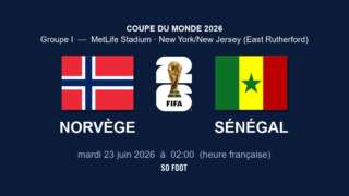 Sur quelle chaîne regarder le match Norvège - Sénégal ?