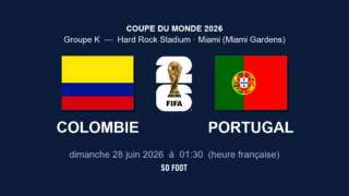 Sur quelle chaîne regarder le match Colombie - Portugal ?