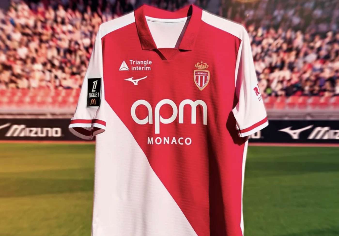 Un grand retour sur le nouveau maillot de Monaco