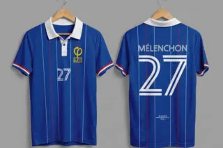 La France Insoumise sort un maillot en l'honneur de Jean-Luc Mélenchon